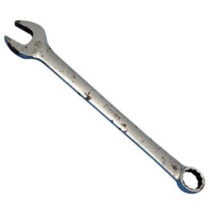 Snap-on Combination Wrench 7/8 Inch 12‎ Point Box End Open End Vintage Mechanic
